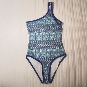 WET One Piece Swimsuit [blue netted]